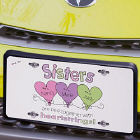 Heart Strings Sisters License Plate